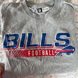 Gray Bills Football T-Shirt